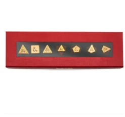 D&D 50th Anniversary 7 RPG Heavy Metal Dice