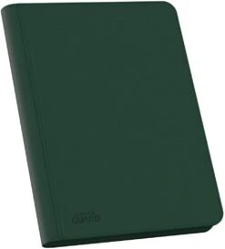 Ultimate Guard 8 Pocket Quadrow Zipfolio Xenoskin - Green