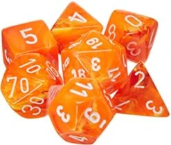 Chessex Dice Poly 7 - Vortex Solar