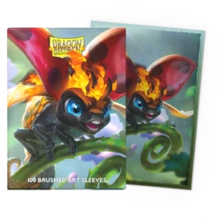 UNIT Dragon Shield Brushed ART Sleeves - The Burnbug - Standard Size (100)