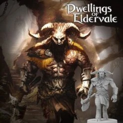 Dwellings Of Eldervale: Minotaur Mercenary Figure