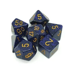Chessex Poly Dice Set: Speckled Cobalt Poly Dice Set