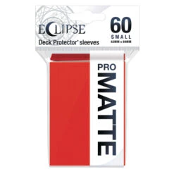 Eclipse Matte Small Sleeves: Apple Red (60)