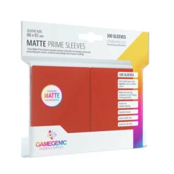Gamegenic Matte Prime Sleeves Red (100)