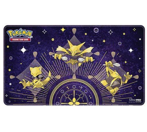 Pokemon Abra Evolutions White-Stitched Playmat