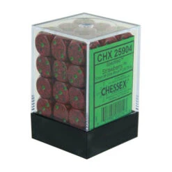 Chessex D6 Set Of 36: Strawberry