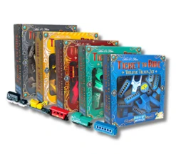 Ticket To Ride 20th Anniversary Deluxe Train Set (one Of Each)
