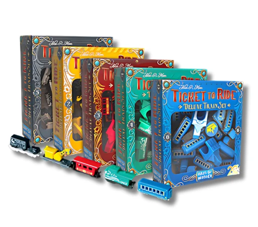 Ticket To Ride 20th Anniversary Deluxe Train Set (one Of Each)