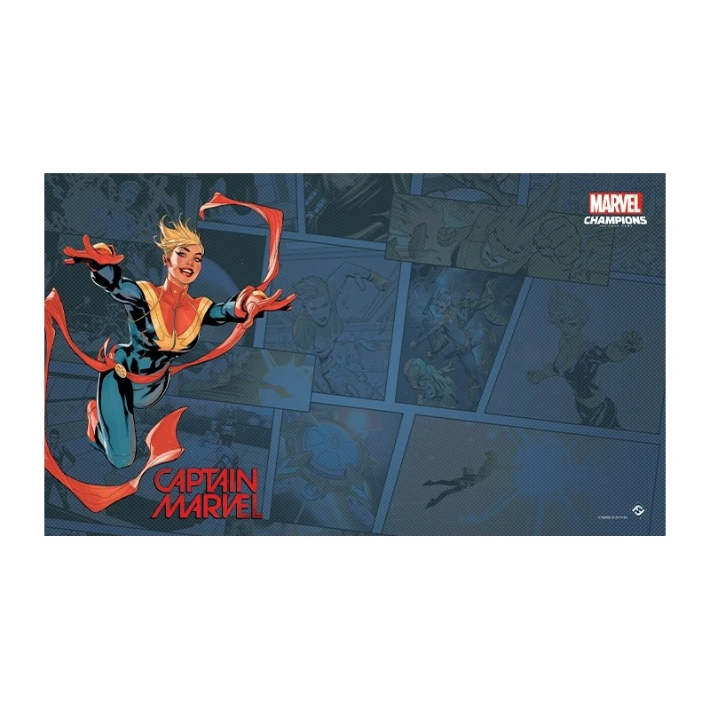 Marvel Champions, Captain Marvel Game Mat