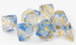 Dice Set - Poly 7 - Unicorn Arctic Storm