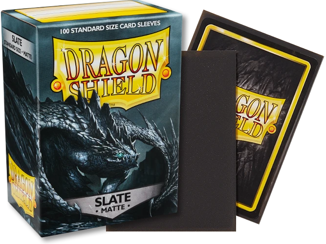 Dragon Shield 100 Matte Slate Standard Sleeves