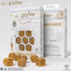 Harry Potter: Gryffindor Modern Dice Set Gold