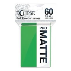 Eclipse Matte Small Sleeves: Lime Green(60)