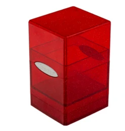 Satin Tower - Glitter Red