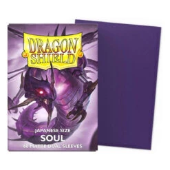 Dragon Shield Japanese Sleeves Dual Matte Limited Edition Metallic Soul Purple X60 (59mm X 86mm) (Copy)