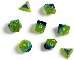 Sirius Dice: Green And Blue Translucent