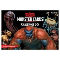 D&D Spellbook Monster Cards Deck Challenge 0-5