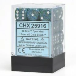 Chessex D6 Set Of 36: Sea