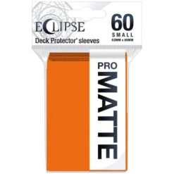 Eclipse Matte Small Sleeves: Pumpkin Orange (60)