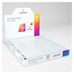 Gamegenic Ultrasound 18-Pocket Pages Sideloading (50pcs, White)
